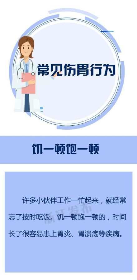 光明网■注意！这4种行为最伤胃