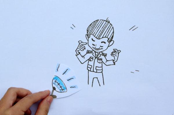 光明网■创意漫画｜万紫千红，我独爱这身军装