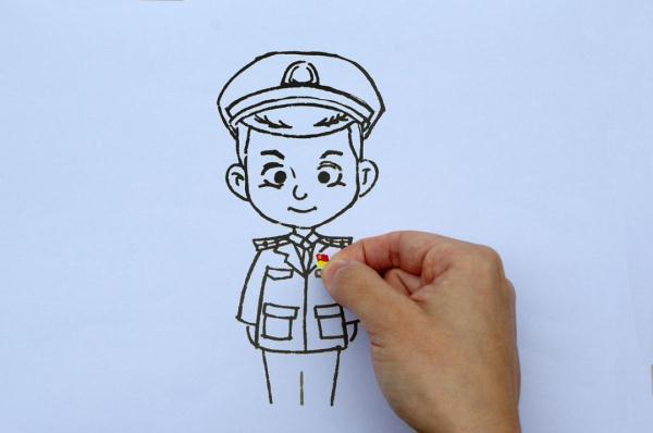 光明网■创意漫画｜万紫千红，我独爱这身军装