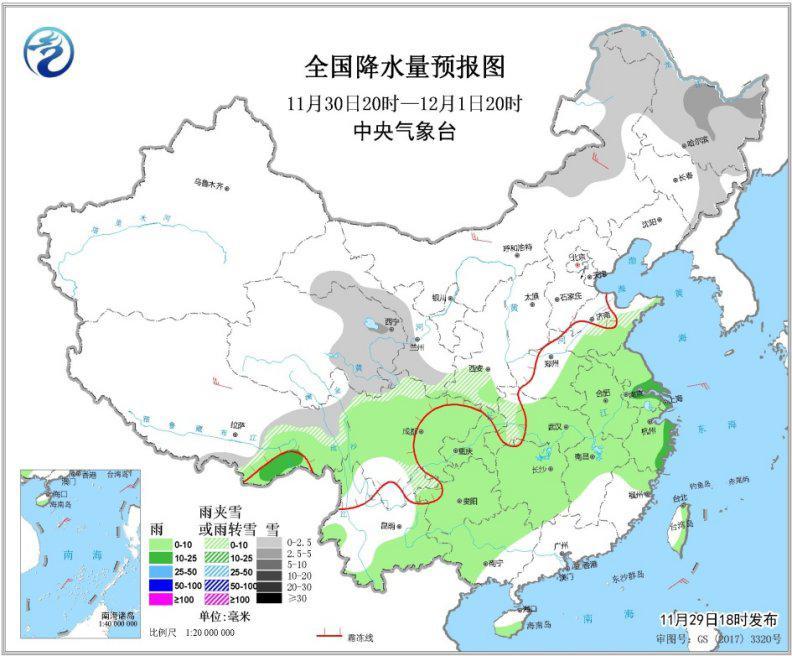 「人民网」北方有降雪和大风降温 华北局地有轻度霾