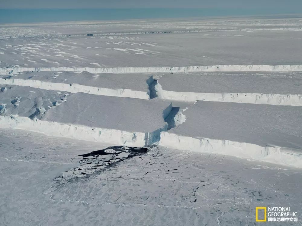 南极裂了近600个冰川在消退