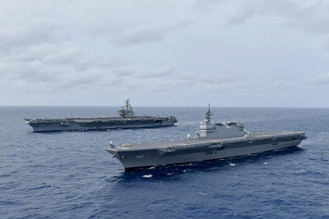 环球网■美国要帮日本改造出云级？甲板增宽还要上电磁弹射