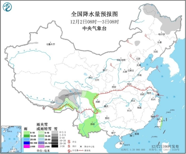 中国天气网@我国大部地区本周雨雪稀少 东北进入冰冻周