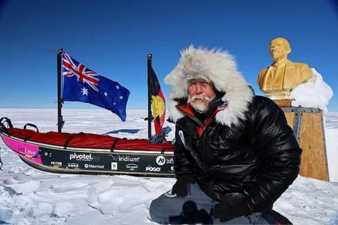 【海外网】23天独自探险 澳大利亚男子成功踏上南极洲“难抵极”