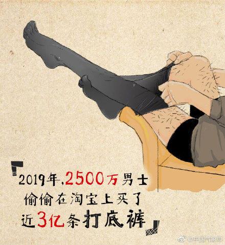 光明网：2019年有约2500万男士偷偷买了近3亿条打底裤