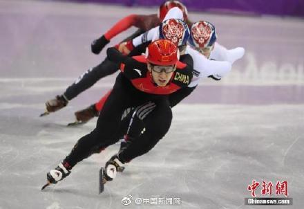 光明网：短道速滑世界杯上海站 武大靖遗憾摘银