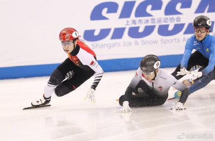 「光明网」短道速滑世界杯上海站：武大靖获男子500米亚军