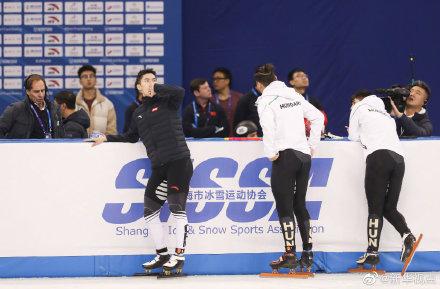 「光明网」短道速滑世界杯上海站：武大靖获男子500米亚军