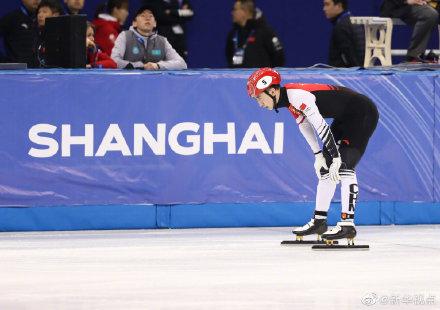 「光明网」短道速滑世界杯上海站：武大靖获男子500米亚军
