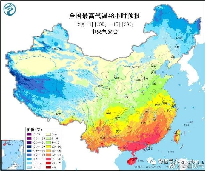 [江西交通广播]热热热！下周我省将出现12月罕见高温！