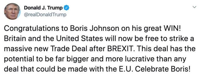 [证券时报网]英国脱欧障碍扫清？保守党赢得大选，约翰逊豪赌成功，英镑飙升、欧股大涨…巴菲特又笑了