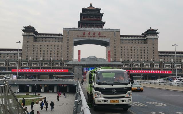 北京西站冬季照片图片