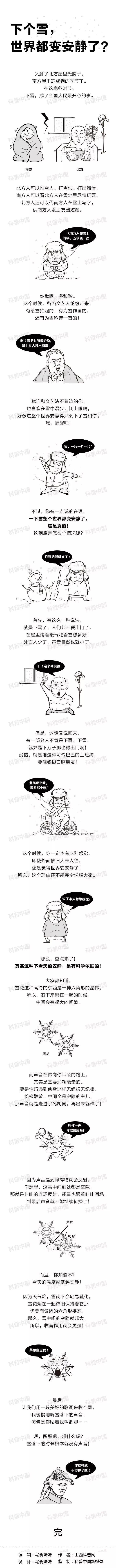 央视新闻@为什么一下雪，世界就安静了？不是错觉，真相是……