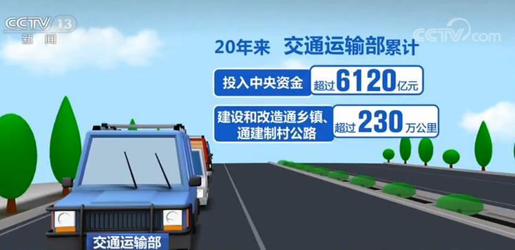 央视网@我国农村公路总里程已超过404万公里 今年具备条件建制村100%通硬化路