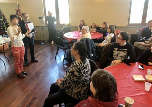 [中国侨网]纽约各族裔儿童参加饺子汤圆工作坊 动手迎冬至