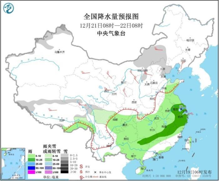 中国新闻网@南方地区有持续性阴雨天气 华北中南部黄淮等地将有霾