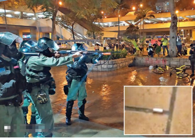 参考消息■昨晚，暴徒突然向港警开枪！