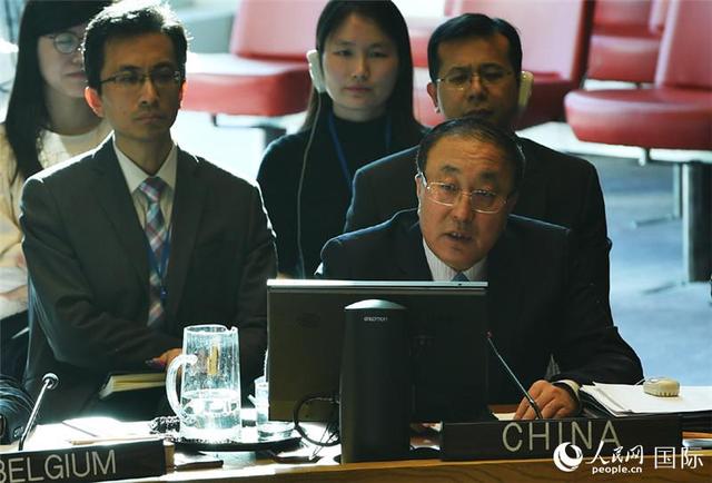 「人民网」中国代表敦促各方为全面政治解决叙利亚问题创造有利条件