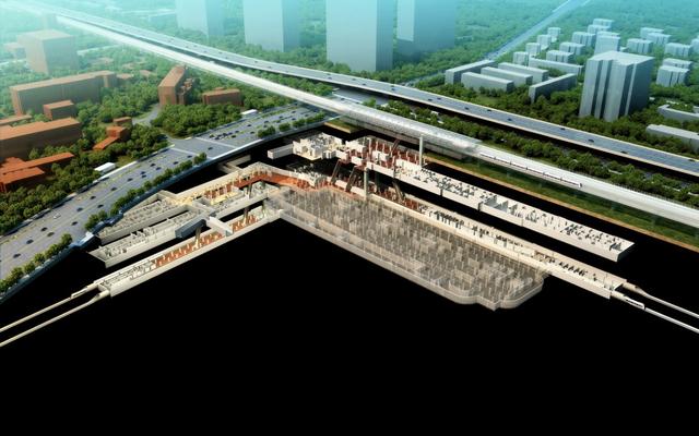 「北京日报客户端」北京地铁冬奥支线已开工，四站效果图来了