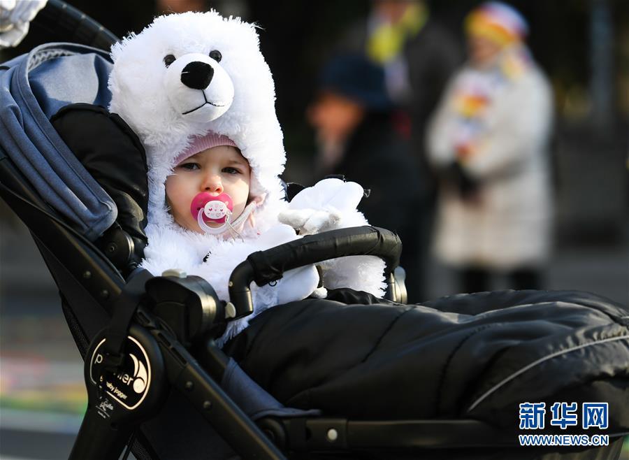 【新华网】德国美因茨举行新年游行活动