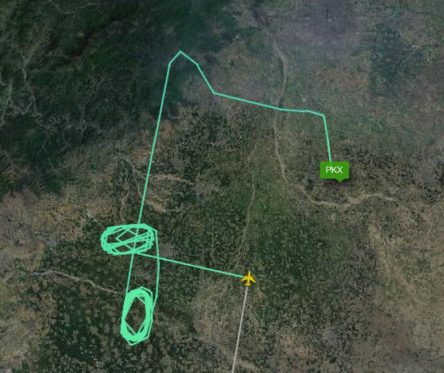 m319航班飞行轨迹图 来源:飞常准