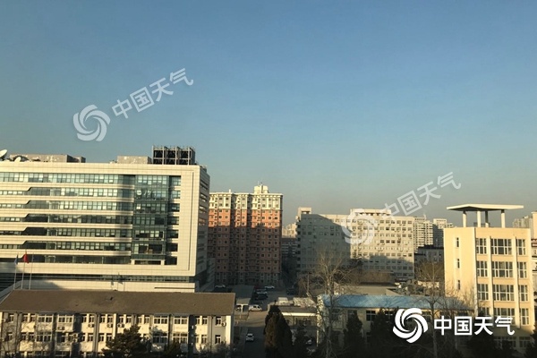 #中国天气网#中东部雨雪少气温升 华北黄淮等地霾再起