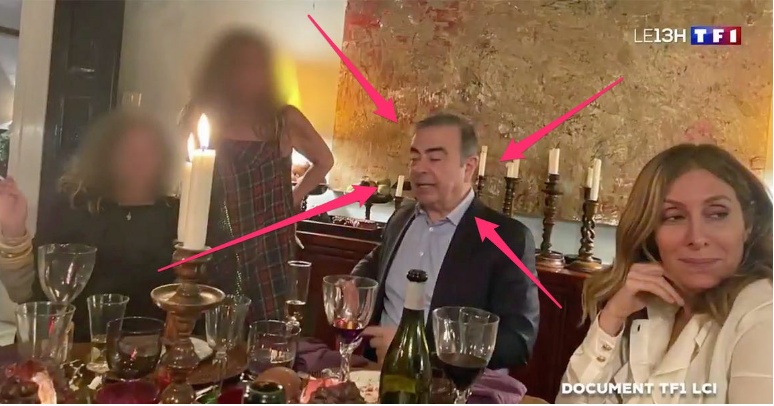 【海外网】戈恩近照曝光！和妻子喝葡萄酒跨年 表情惬意（图）