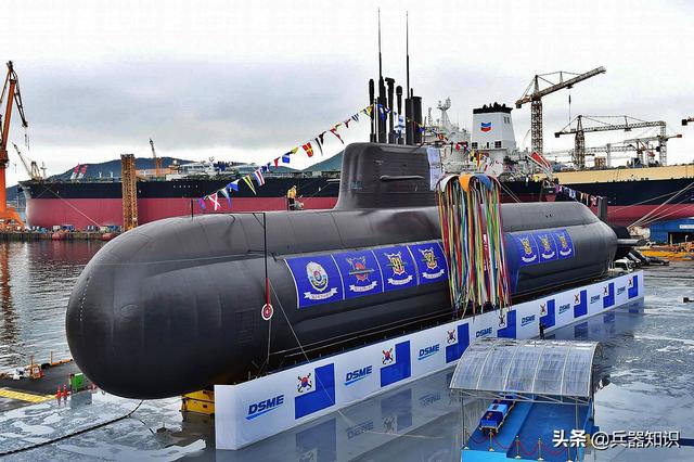 2018年9月14日,kss-Ⅲ潜艇的首艇"岛山安昌浩"号下水