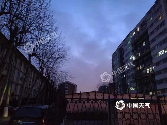 「中国天气网」京城今日迎2020年首场降雪或影响周一早高峰