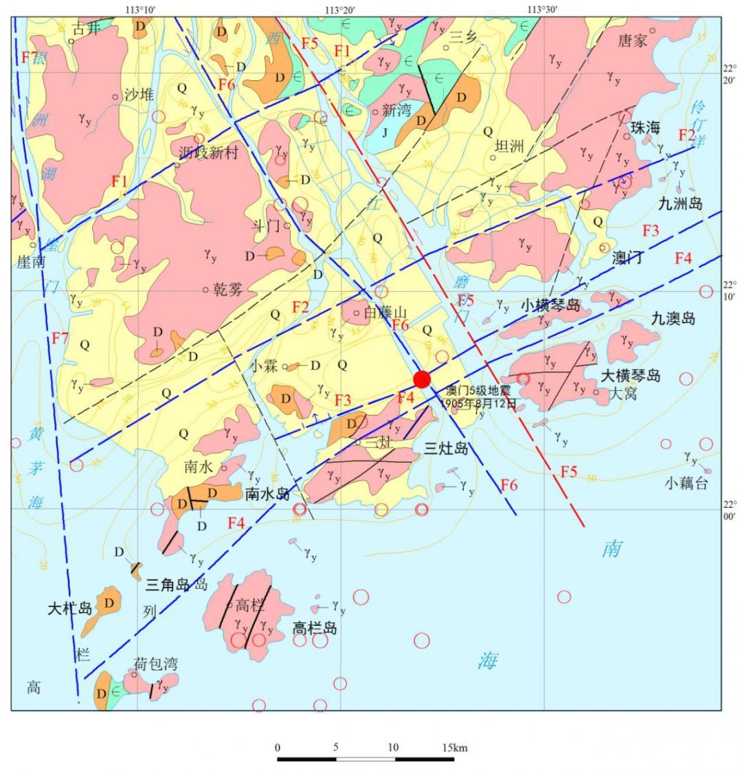 广东地震带分布图高清图片