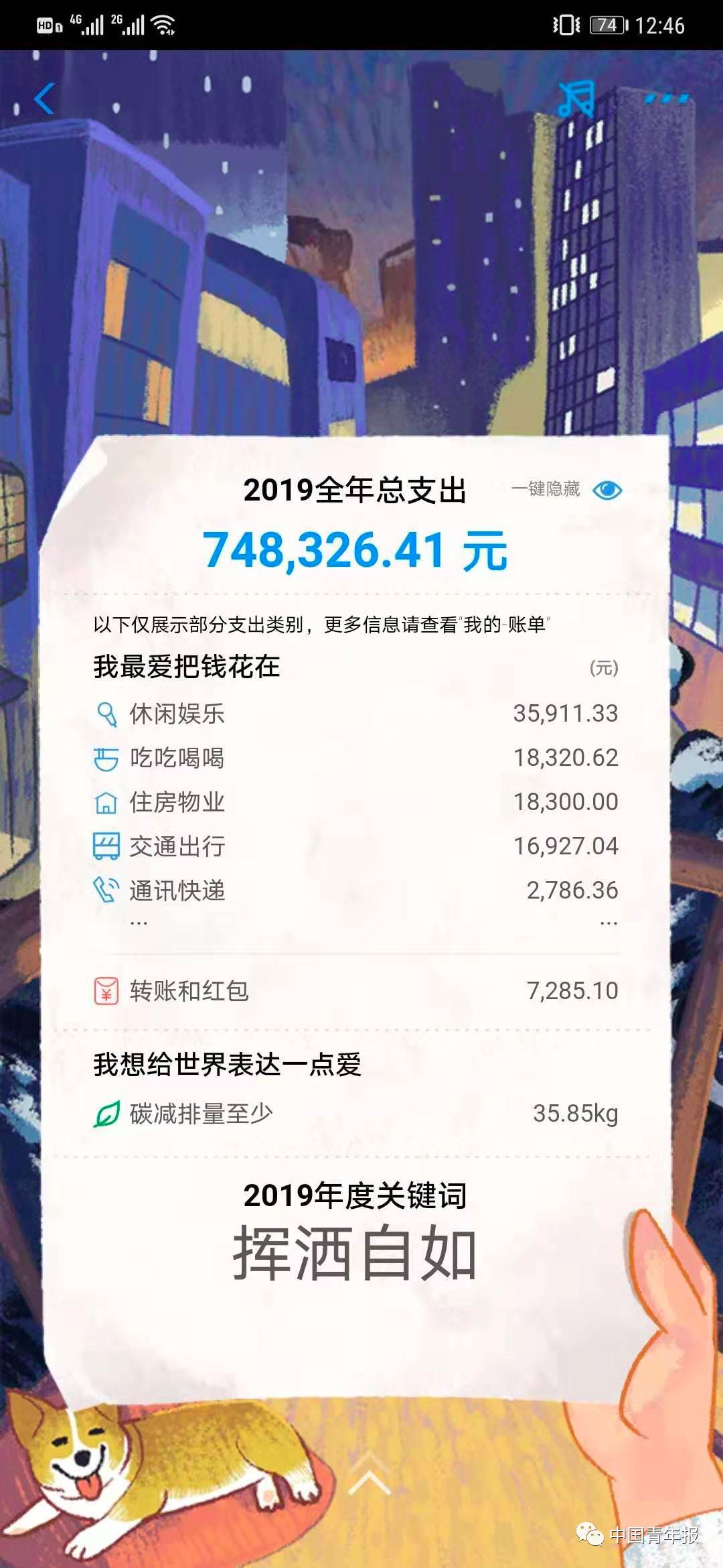 [中国之声]支付宝年度账单刷屏！面对灵魂质问，官方回应了→