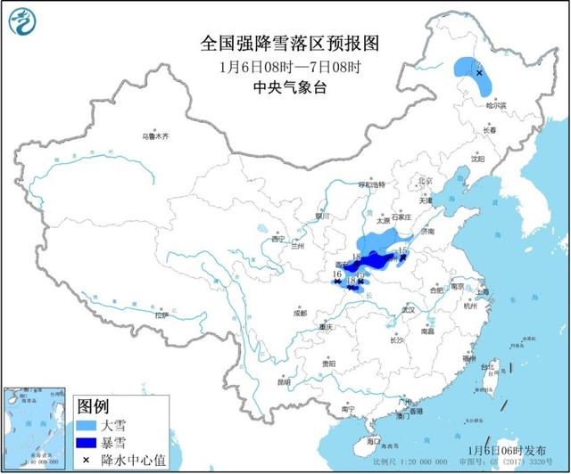 人民网@华北黄淮等地有较强雨雪 河北中南部山东西部等地有雾