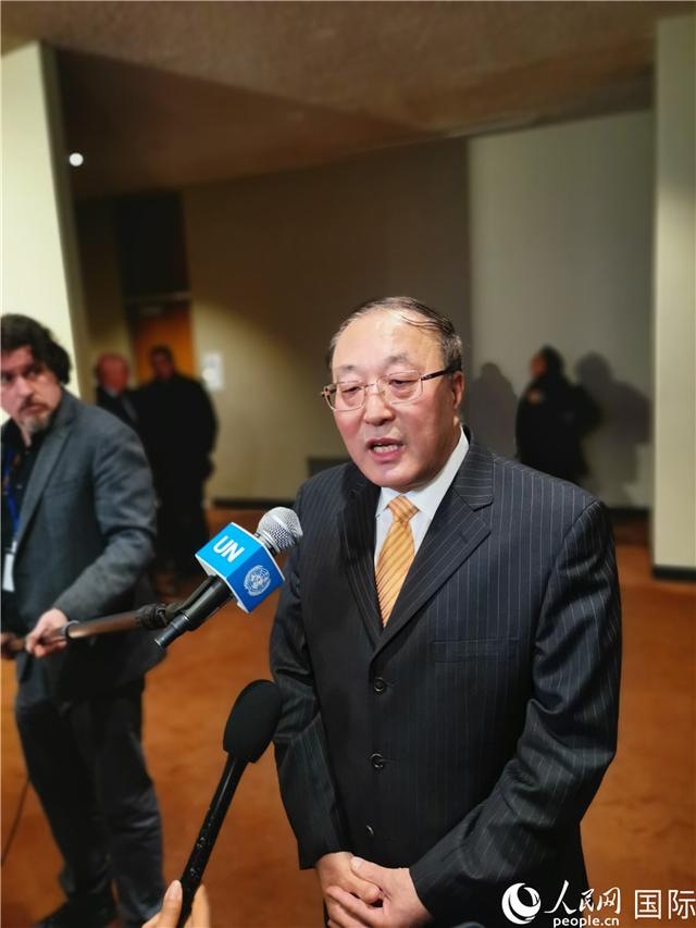 人民网■中国常驻联合国代表就中东局势接受中外记者采访