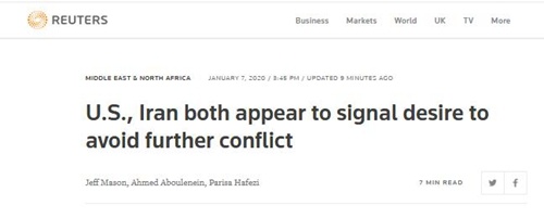 [环球网]特朗普突然“拥抱和平”，舆论在问：他变冷静了？！