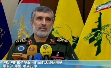 「央视网」伊朗军方：美国若有进一步行动，数百枚导弹随时发射