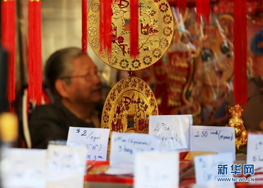 新华网：美国奥兰治县举行农历新年花市