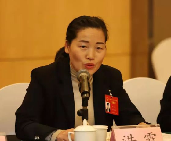 省人大代表洪霞