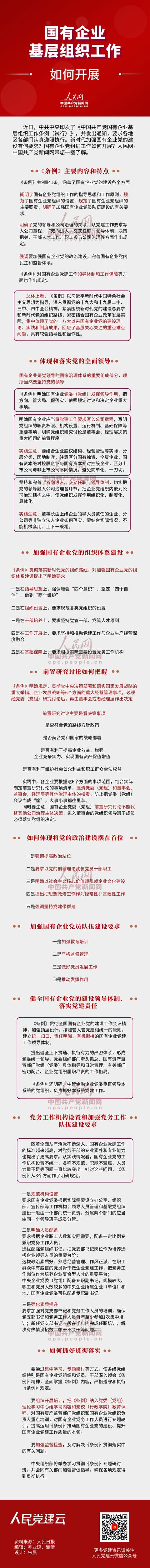 人民网@国有企业基层组织工作如何开展