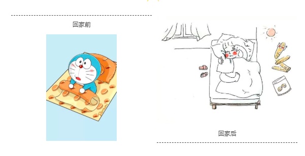 #共青团中央#当代大学生放假回家前后对比图，有你吗？
