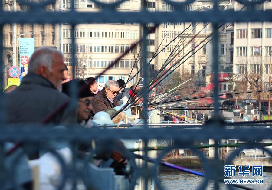 「新华网」伊斯坦布尔：冬日垂钓