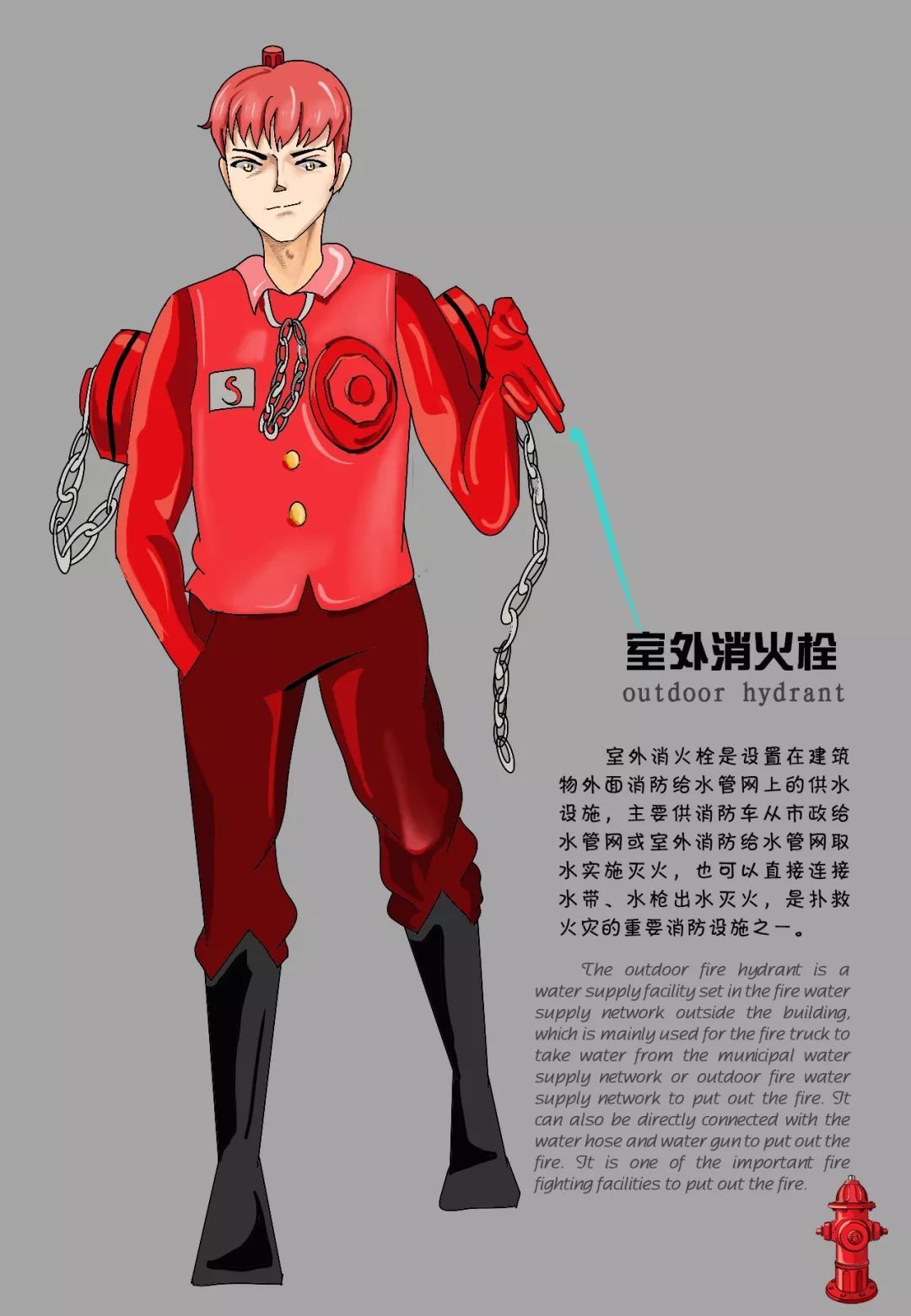 【中国消防】消防器材设施化身动漫人物，看你喜欢哪一个？
