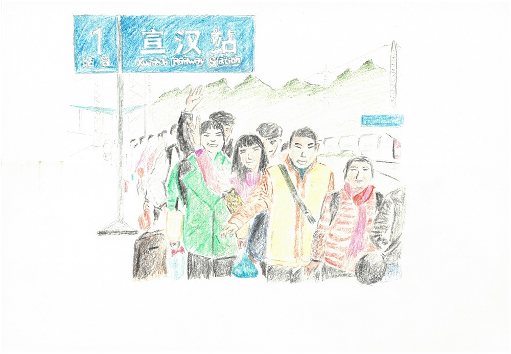 央视新闻客户端@漫画里的“春运”40年