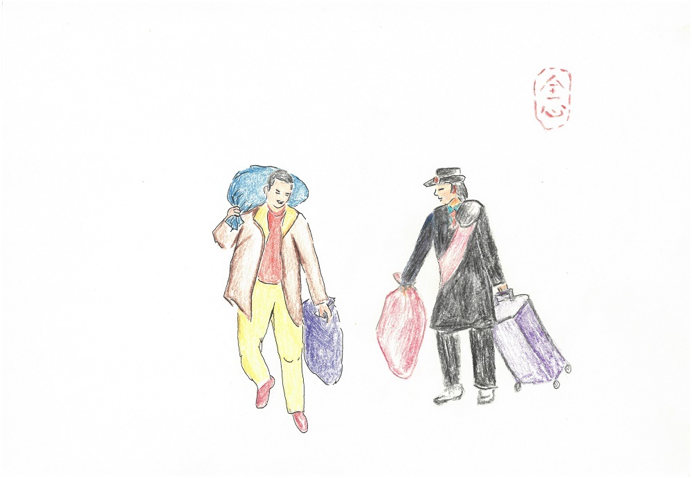 央视新闻客户端@漫画里的“春运”40年