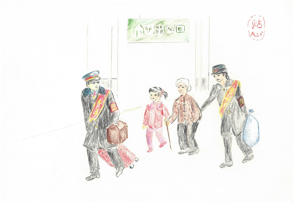 央视新闻客户端@漫画里的“春运”40年