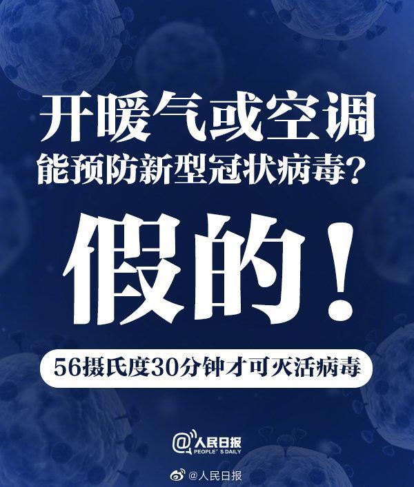 人民日报■转发辟谣！这些新冠肺炎传言都是假的