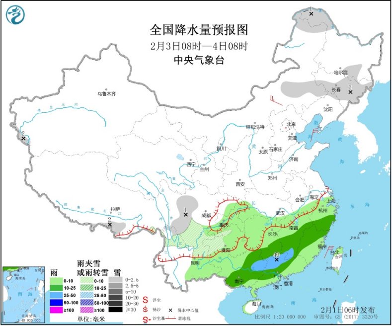 中国气象局@北方地区有弱降雪