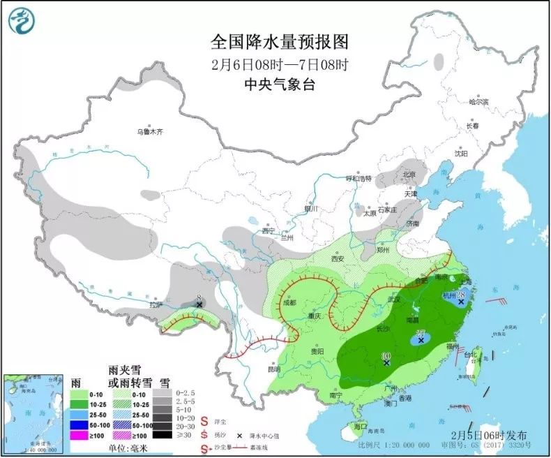 中国气象局■新一轮雨雪又来了！中东部雨雪降温显著
