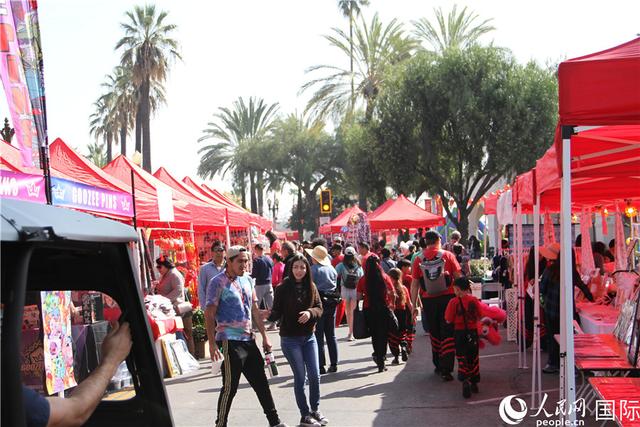 「人民网」2020新春园游会在洛杉矶举行