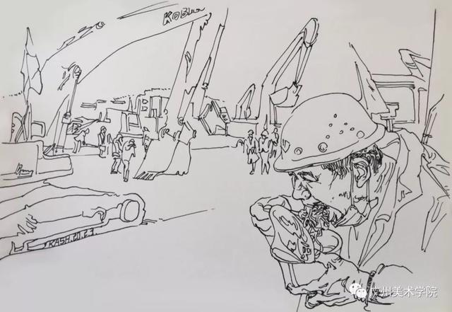 广州美术学院师生抗疫作品为医护人员打气加油