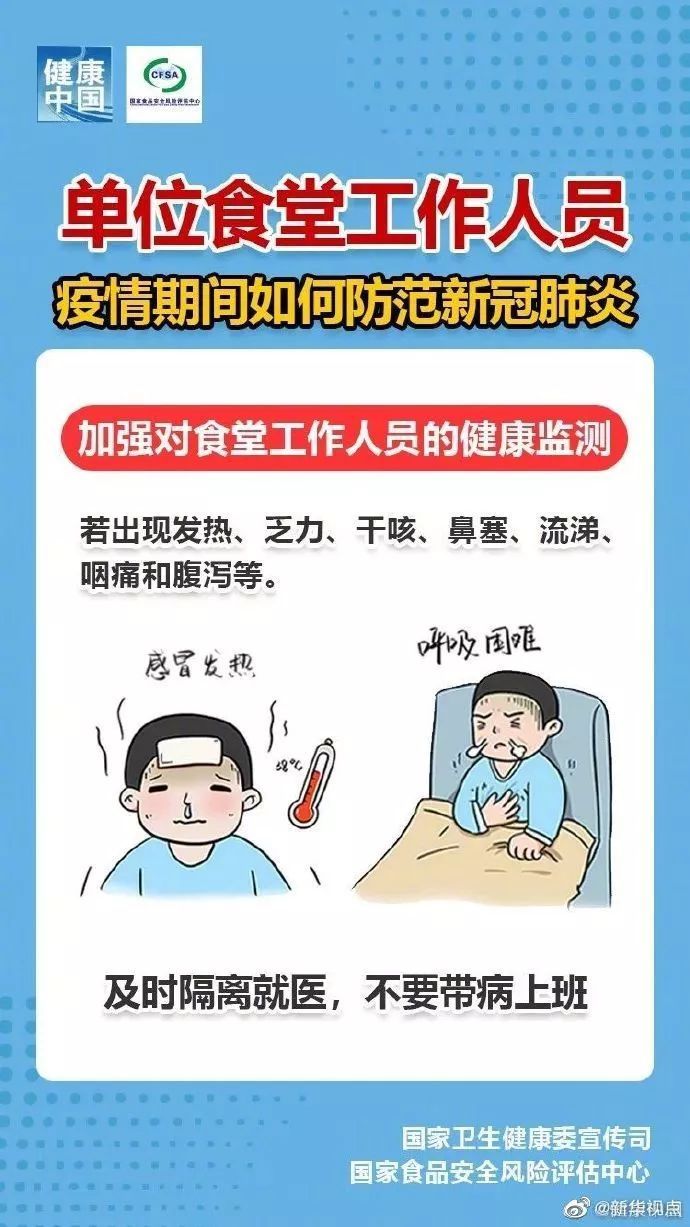 「新华网」在单位食堂就餐不得不摘下口罩，咋办？